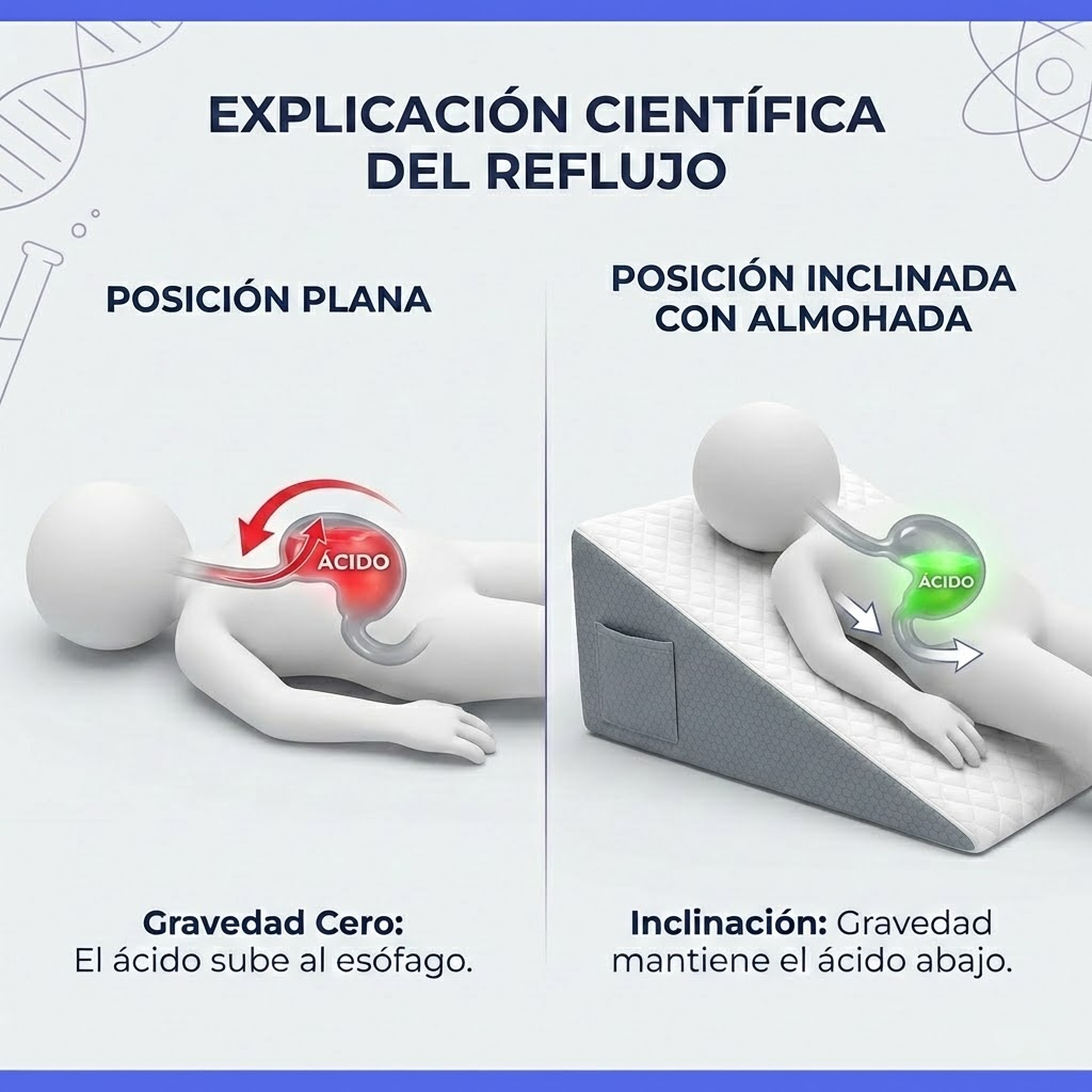 ERGOVA® – La Almohada Ergonómica de Elevación